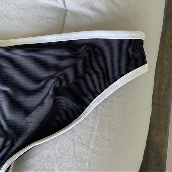 NWT Athleta Black Ribbed Bikini Bottom - Picture 7 of 10